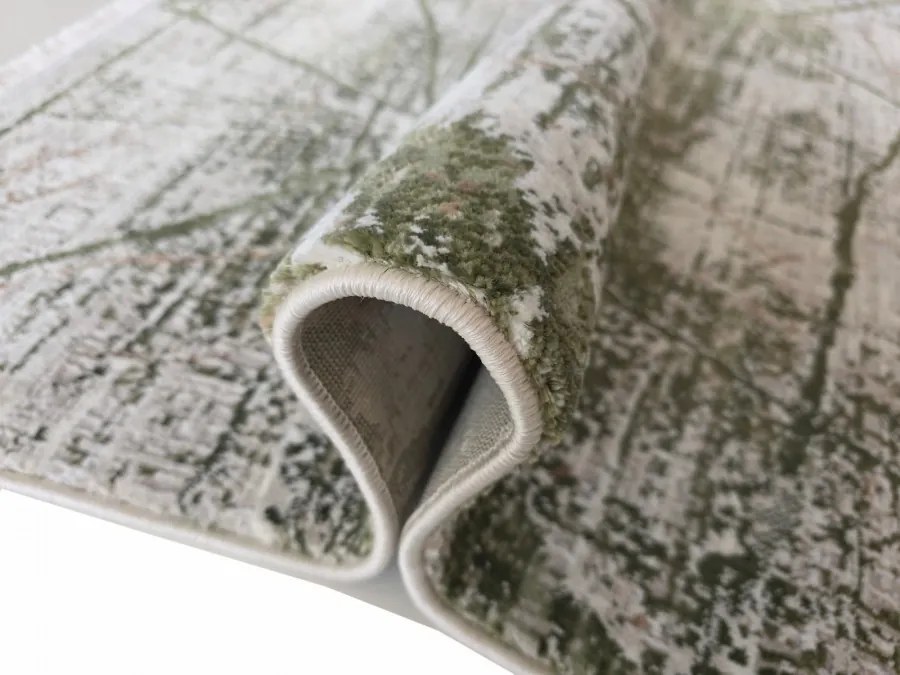 DC Koberec Exclusive 339 krémová zelená Rozmer: 200×290 cm