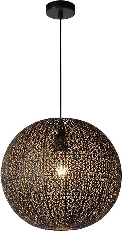 Lucide 78383/40/30 - Závesné svietidlo TAHAR 1xE27/60W/230V čierna