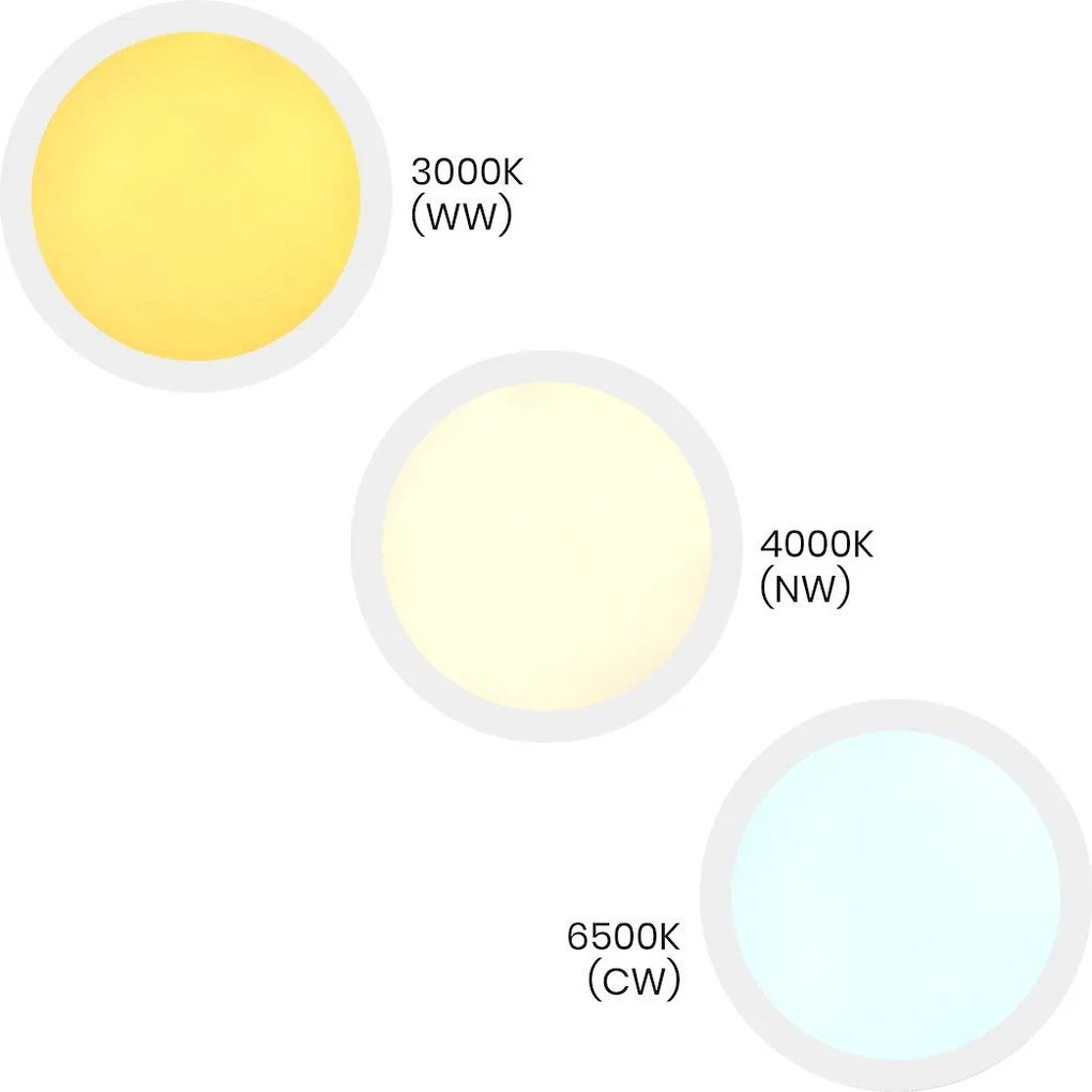 Stropné LED svietidlo Maq, 1x LED 40w, 3000-6500k, w