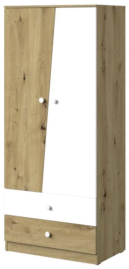 Skriňa Nero 01  80 – Biely Mat