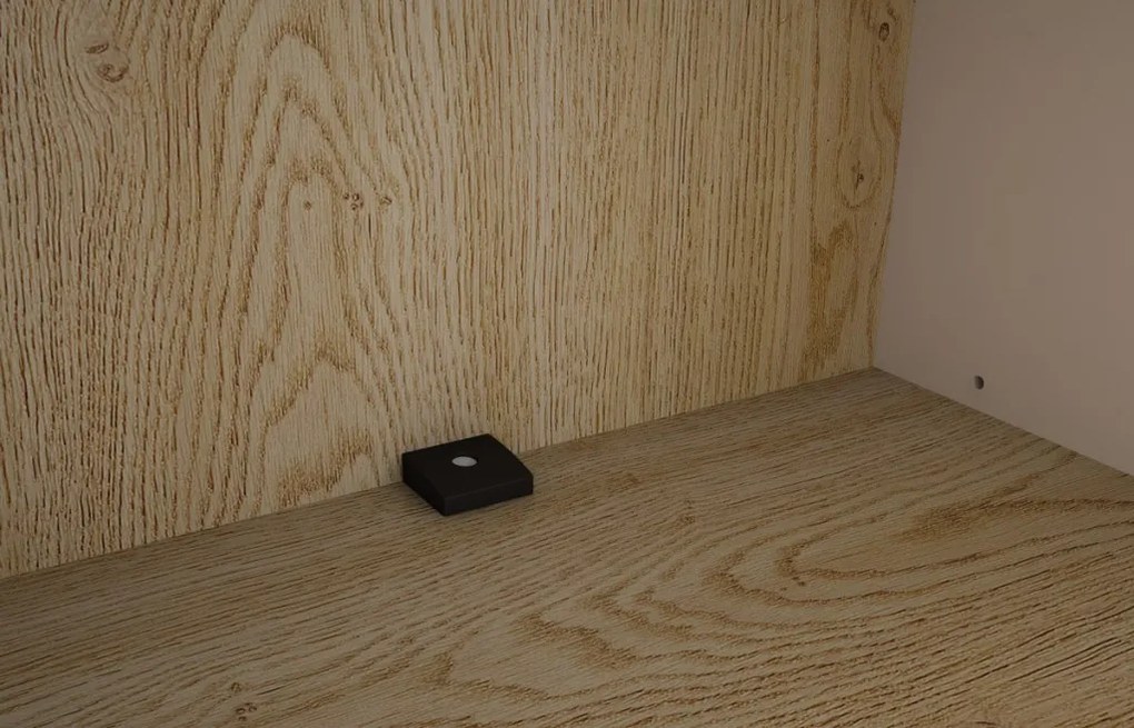 Závesná vitrína Avola, béžová kašmír/dub cremona