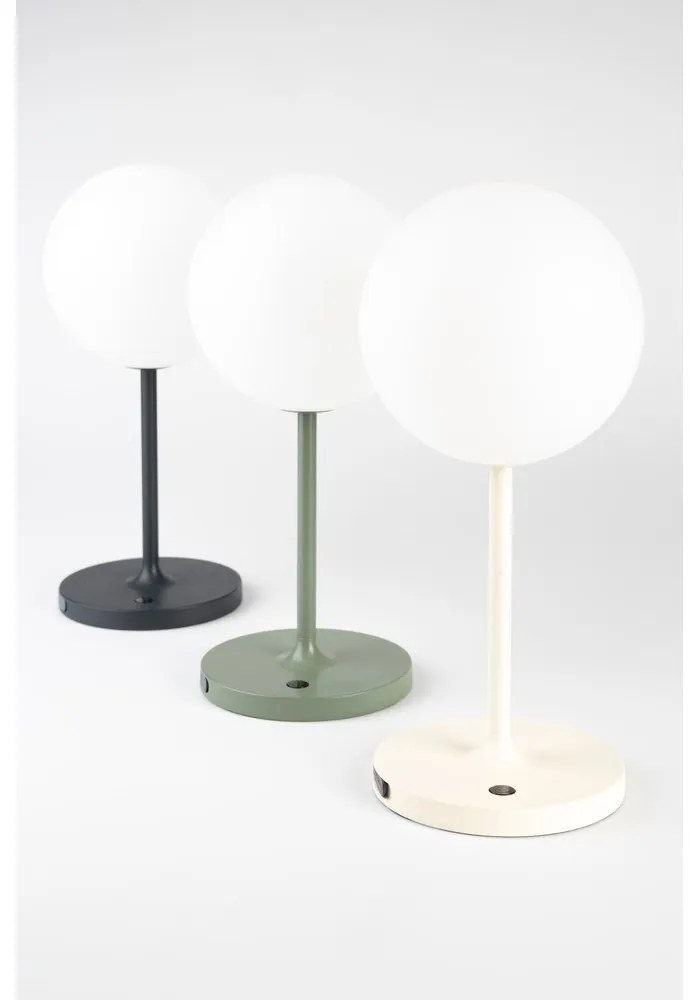 Krémová stmievateľná stolová lampa (výška 33 cm) Hub – White Label
