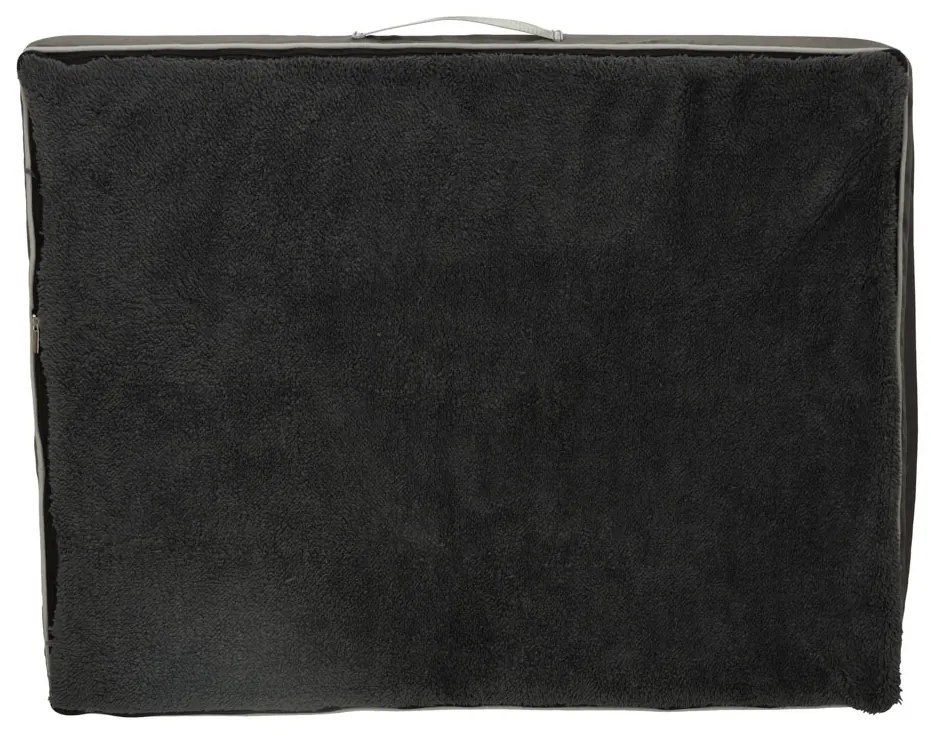 Ortopedický pelech pre psov sivý 90x70x10cm