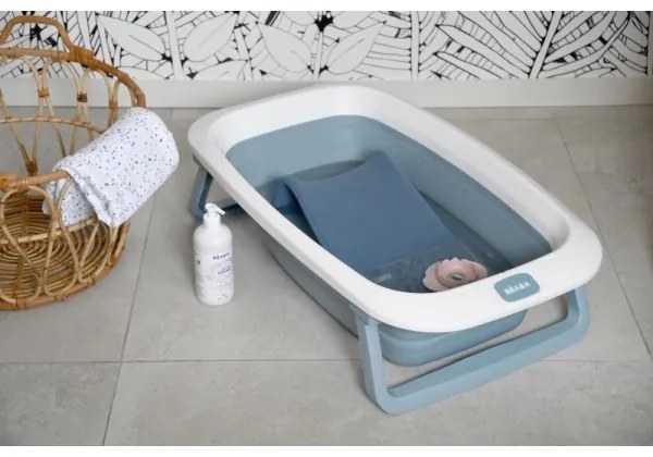Beaba - Detská skladacia vanička modrá