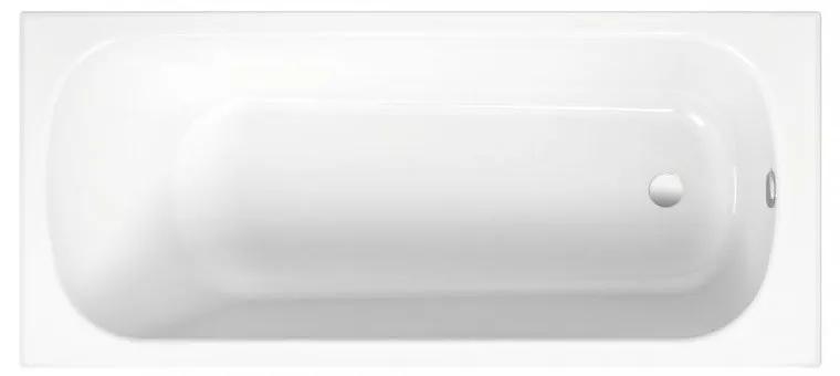 BETTE Form pravouhlá vaňa z glazovanej titánovej ocele, odtok zboku, 1500 x 700 x 420 mm, biela, s dvomi otvormi pre inštaláciu madiel, protišmyk, 2941-0002GR,AR