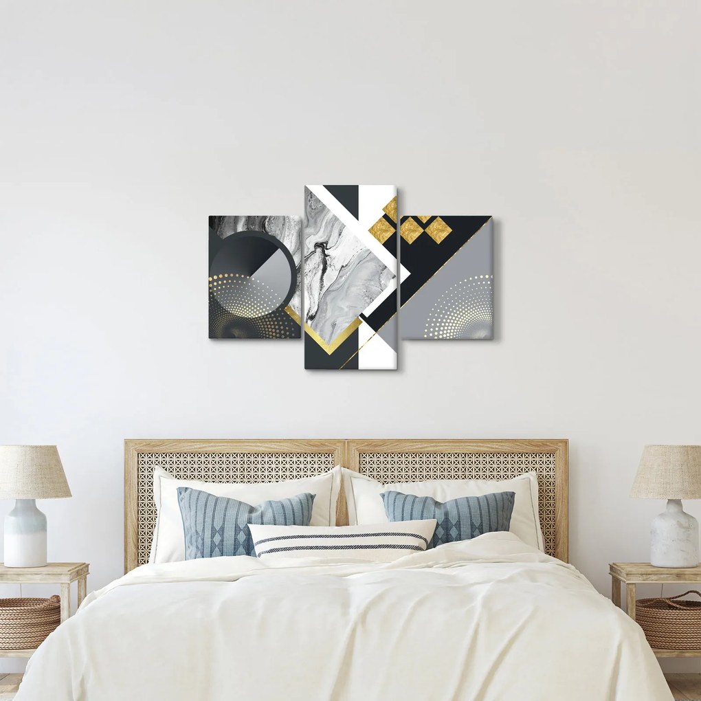 Obraz - Texturoavná koláž (90x60 cm)
