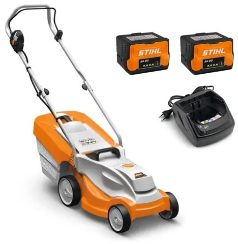 STIHL RMA 235.1 – AKU kosačka 0,45 kW, záber 33 cm, kôš 30 l + 2x akumulátor AK 20 + nabíjačka AL 101