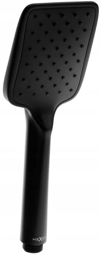 Mexen príslušenstvo - 1-bodový ručný sprchový set R-62, čierny, 785626052-70