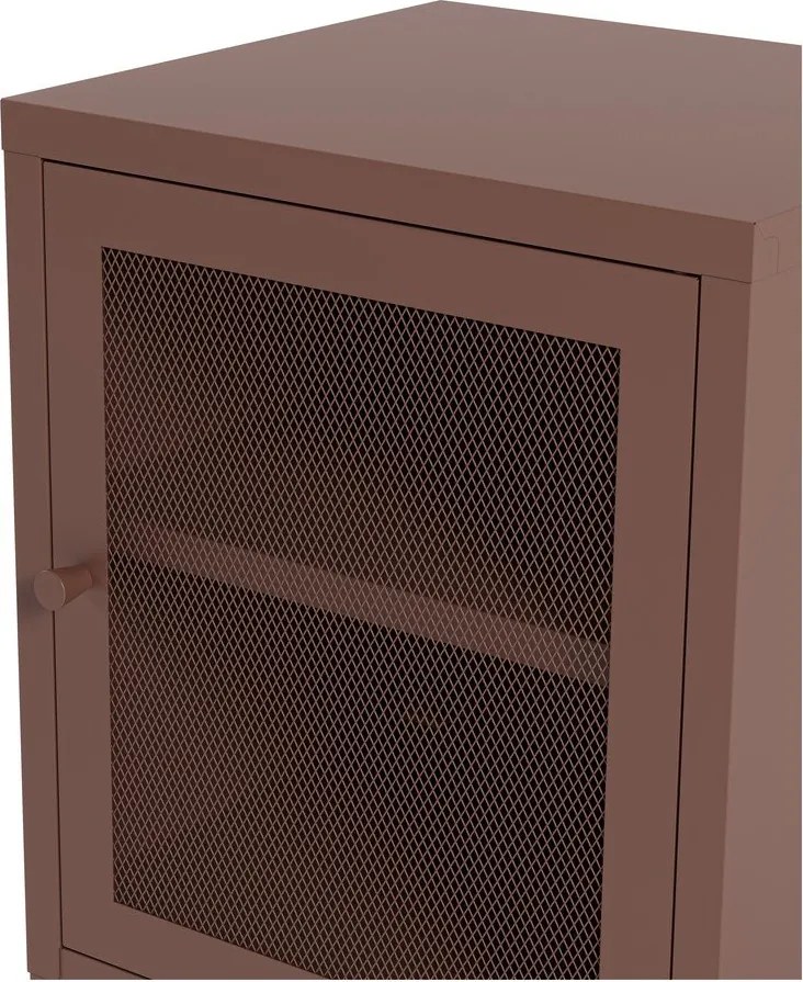 Vínovočervený nočný stolík Fayna – Marckeric