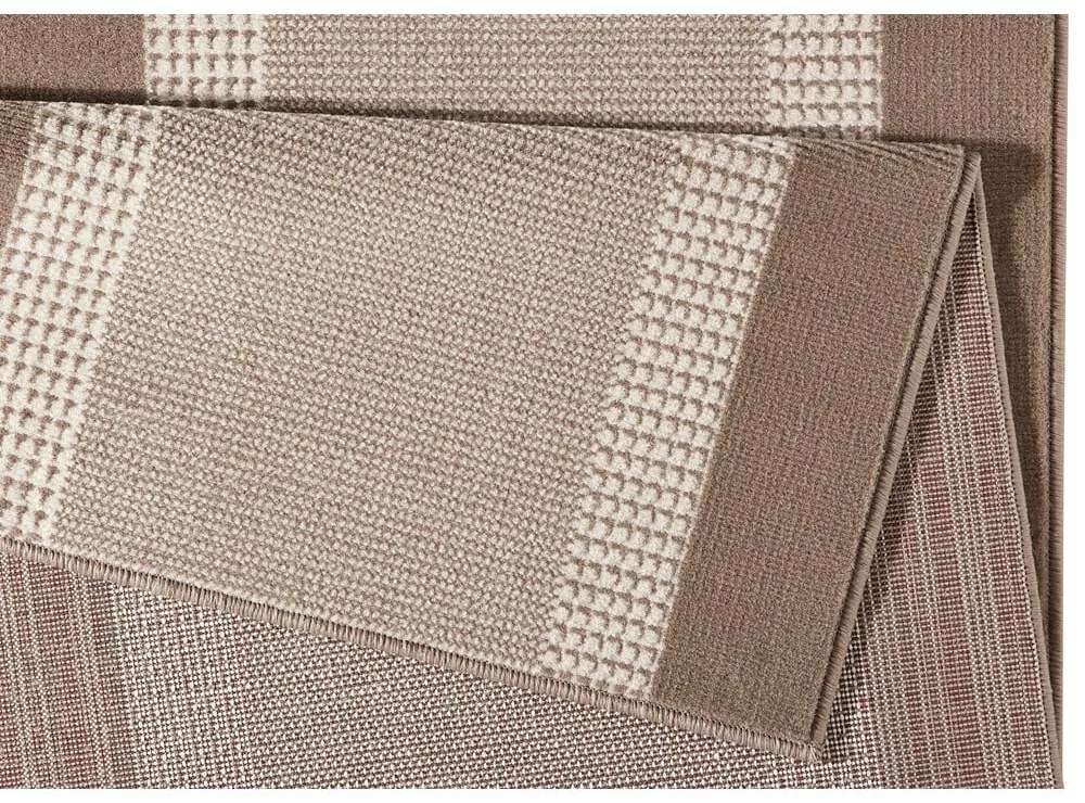 Béžovo-hnedý behúň Hanse Home Basic, 80 x 300 cm