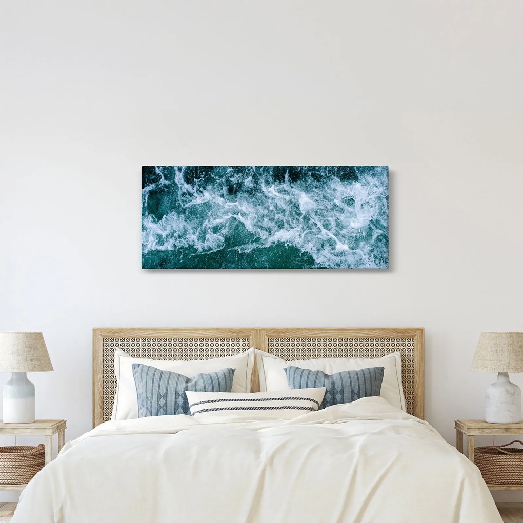 Obraz - Vlny oceánu (120x50 cm)