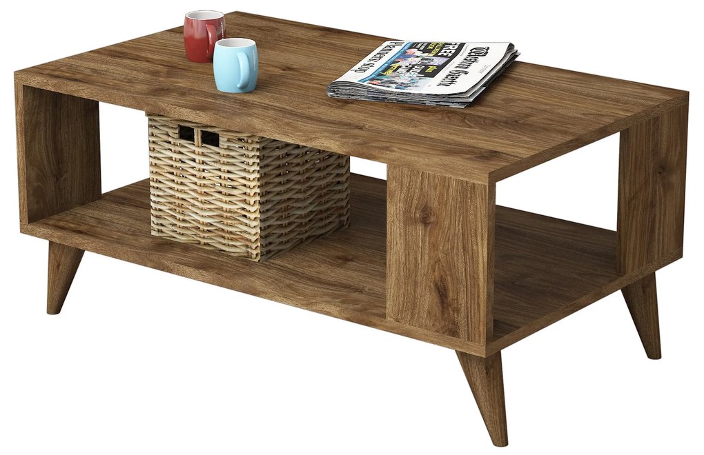 Konferenčný stolík Clementine 2 (Orech). Akcia -13%. Vlastná spoľahlivá doprava až k Vám domov. 1072372