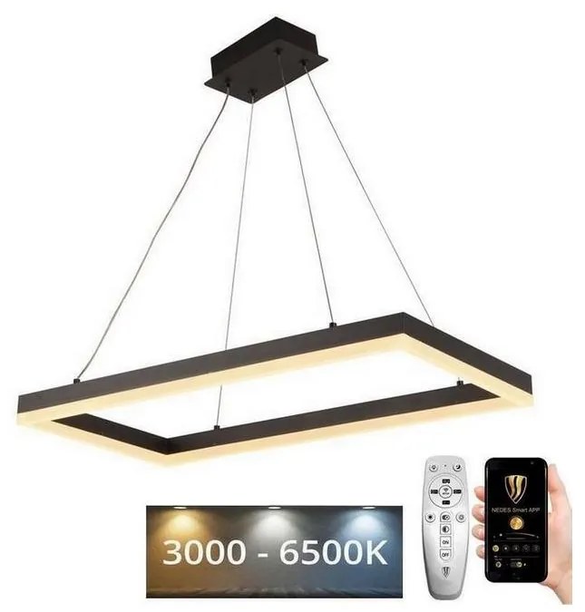 NEDES LED Stmievateľný luster na lanku LED/40W/230V 3000-6500K + dálkové ovládání ND3471