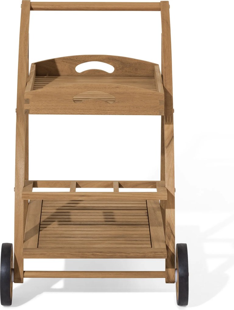 Barový vozík s odoberateľným podnosom