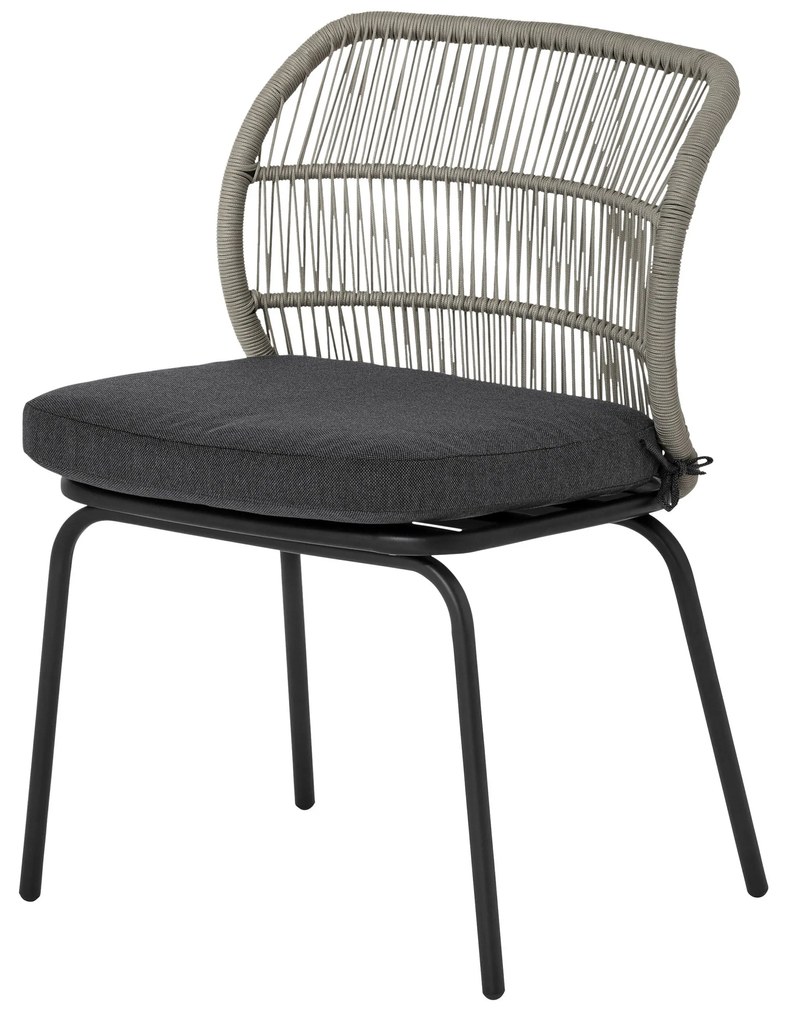 Stolička s textilným výpletom