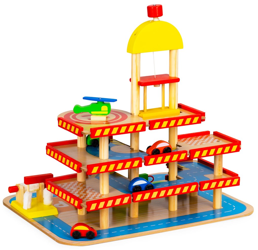 Veľká drevená garáž s výťahom + autá