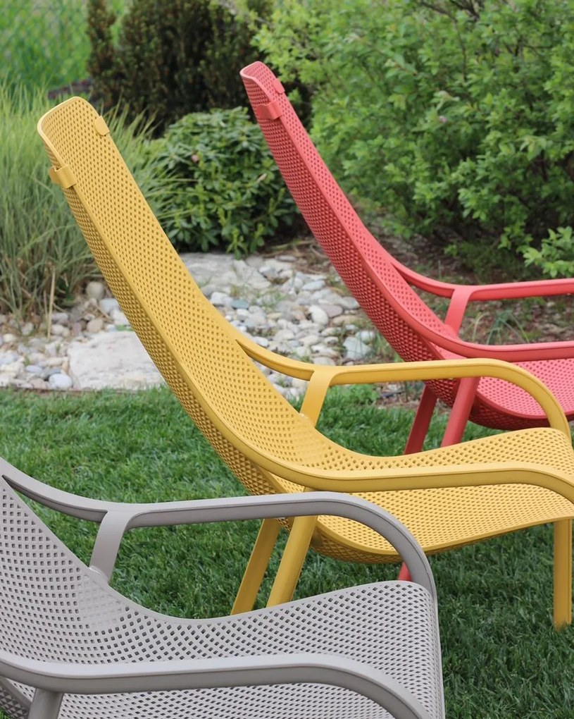 Stima kreslo NET LOUNGE Vyberte odtieň ->: Corallo - Červená