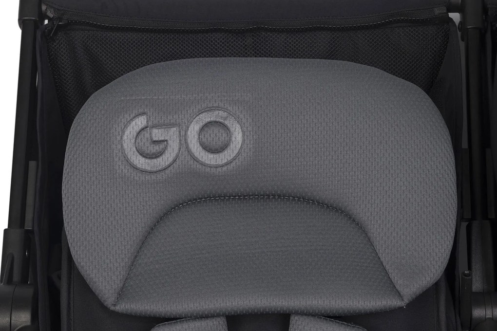 Súrodenecký kočík EasyGo Echo Ebony Black