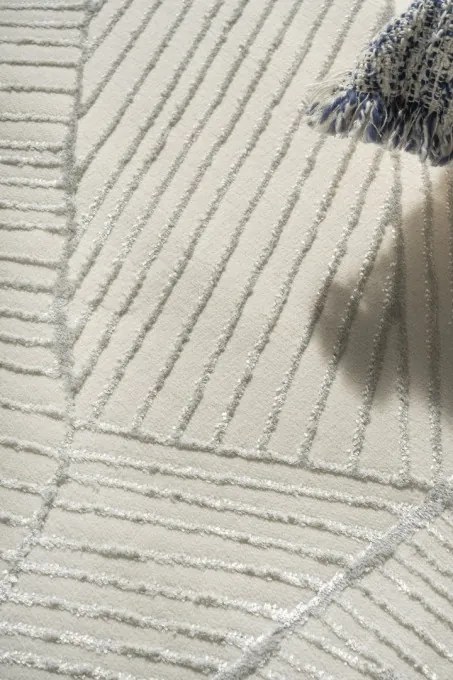 Koberec CREATION AVALON krémový / strieborný