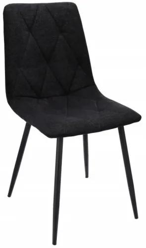 Jedálenská stolička Vena - čierna