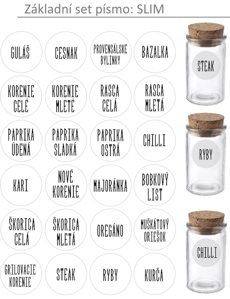 Zeller Present Sada 16ks koreničiek HERMES 100ml + 4ks organizér na koreničky VASKY - NEREZ (nízky) + sada 24ks štítkov