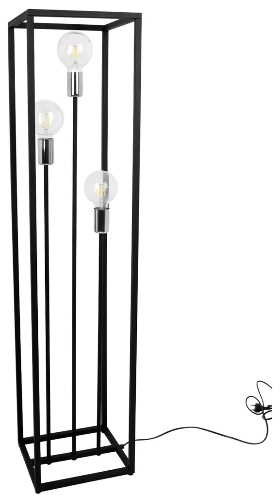 Stojacia lampa Edison Cage, výber z 3 farieb uchytenia