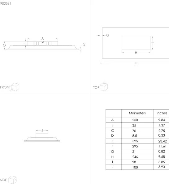 Eglo 900561 - LED Stropné svietidlo MARMORATA LED/26W/230V