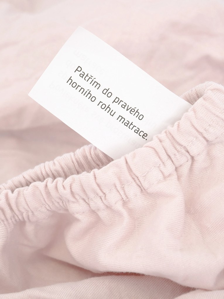 Jersey plachta Classic 160 x 200 cm – staroružová