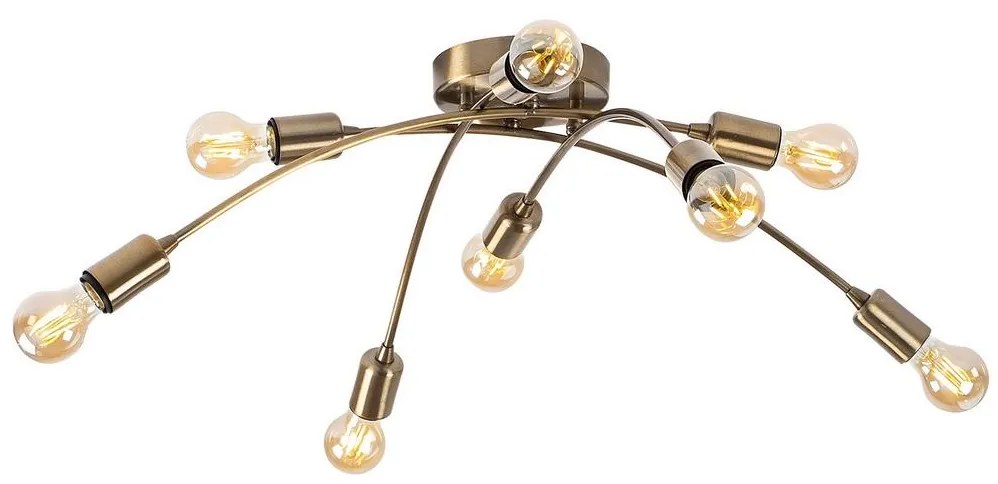 Prisadený luster BANANA 8xE27/40W/230V