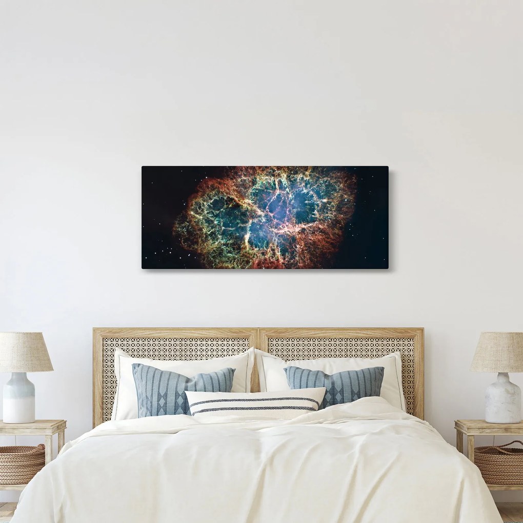 Obraz - Krabie hmlovina (120x50 cm)