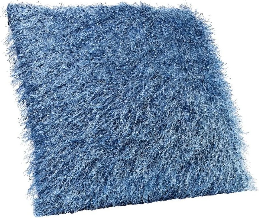 Modrý vankúš Kare Design Kelim, 45 × 45 cm