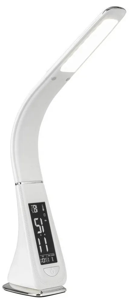 Rabalux - LED Stmievateľná dotyková stolná lampa s displejom LED/5W/230V biela RL3516