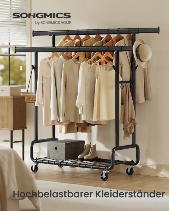 Vešiakový stojan na kolieskach HSR015B01