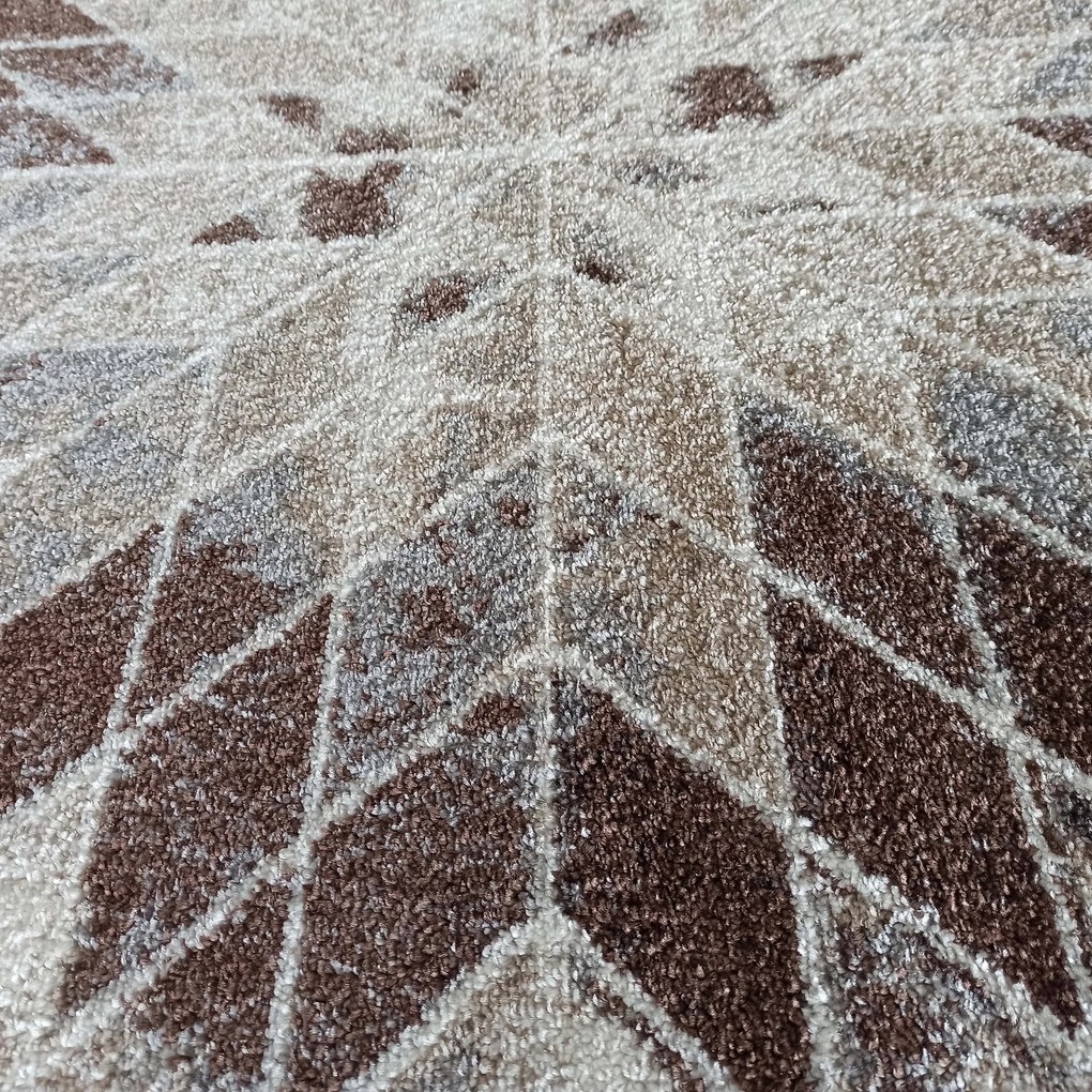 DY Panamero 10 hnedý koberec – kruhový Rozmer: 120 cm