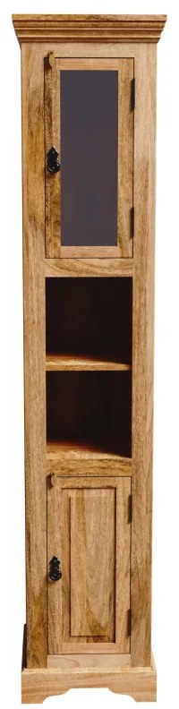 Skrinka do kúpeľne Guru 40x190x35 indický masív mango Mango natural