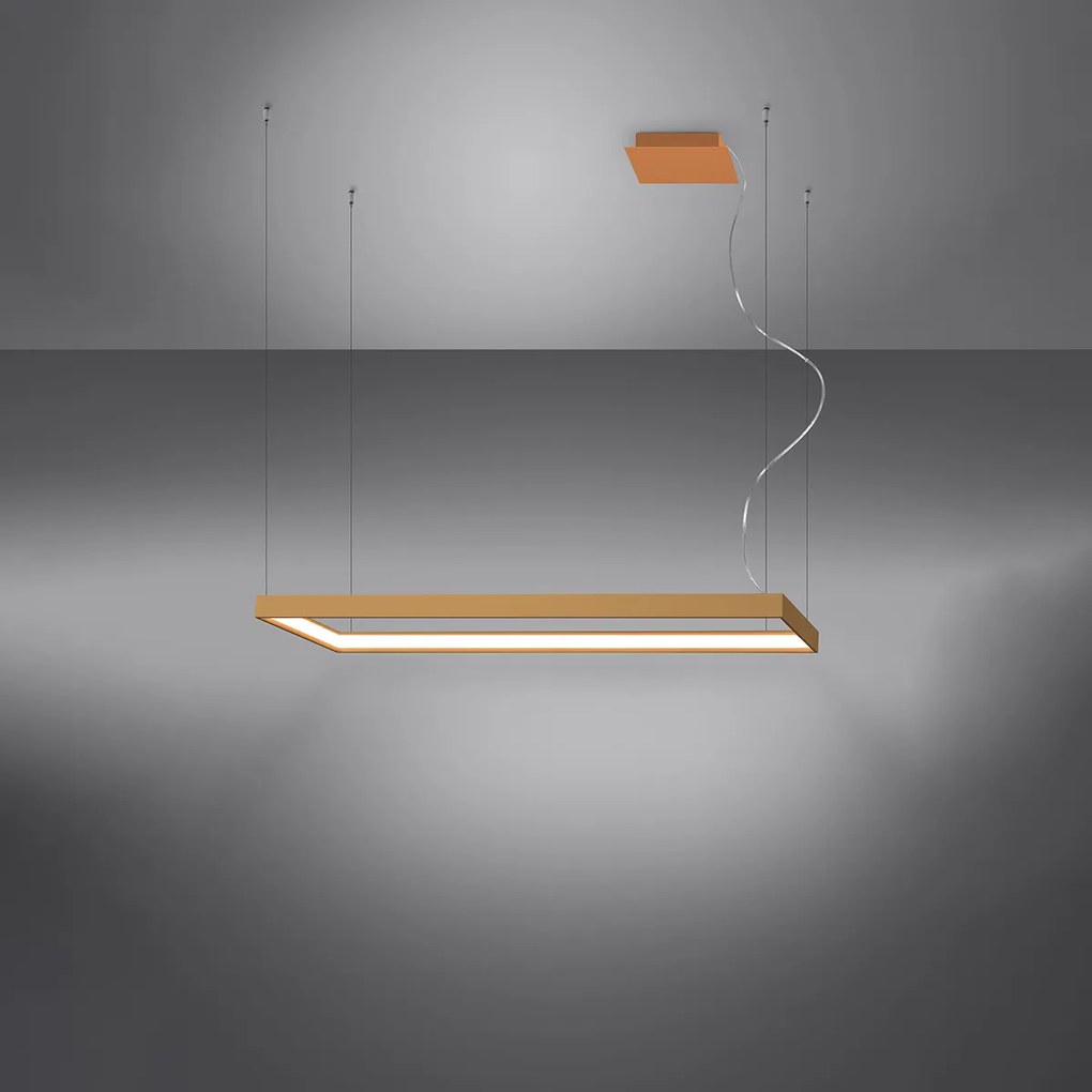 Závesné LED svietidlo Tuula m, 1x LED 50w, 4000k, g