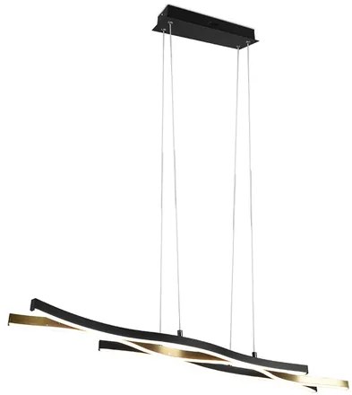 LED závesné osvetlenie Trio Blaze mosadz 341210308