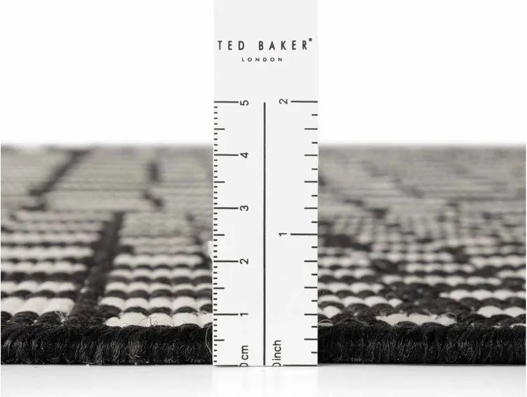 Čierny/krémový vnútorný a vonkajší koberec 120x170 cm Haringey Barkham – Ted Baker
