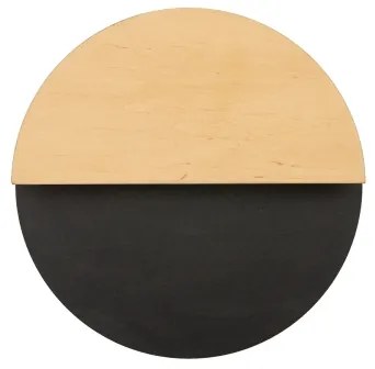 LED Nástenné svietidlo LUNA LED/7W/230V pr. 26 cm čierna/béžová