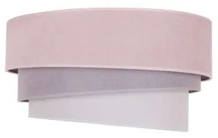 Duolla - Luster na lanku TRIO 1xE27/15W/230V pr. 45 cm ružová/šedá/biela
