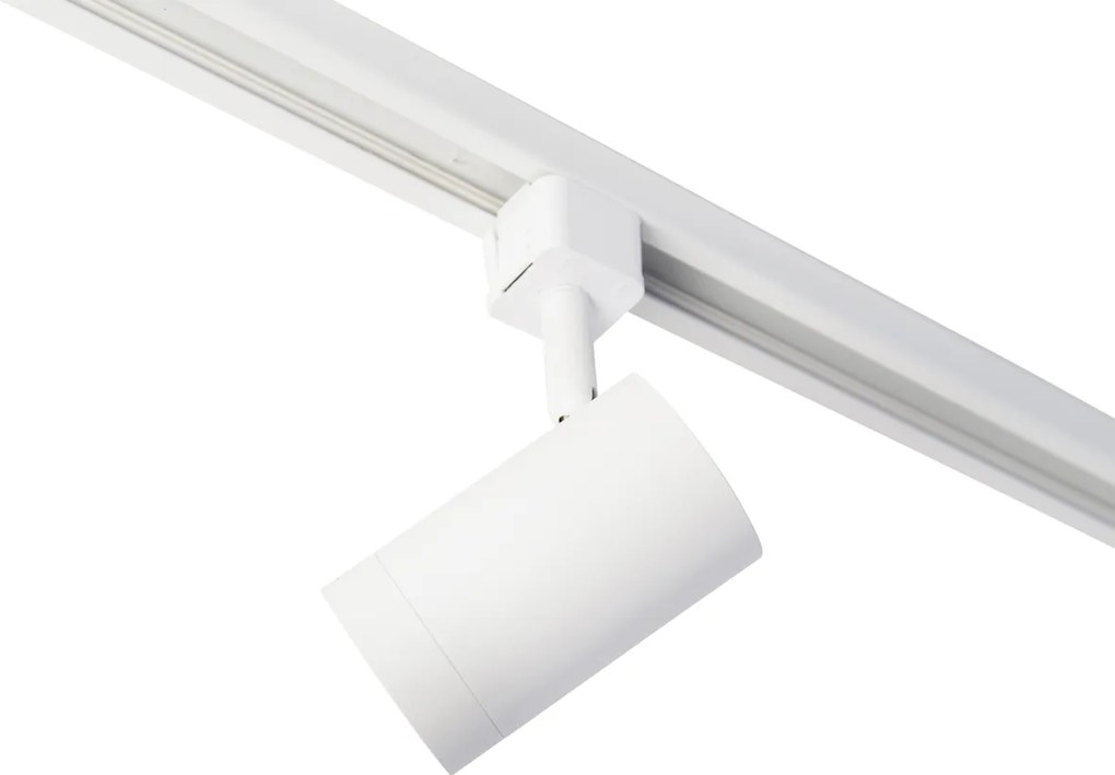 Inteligentný koľajnicový systém osvetlenia so 6 bodovými svetlami, biely, 1-fázový, 200 cm - Iconic Jeana