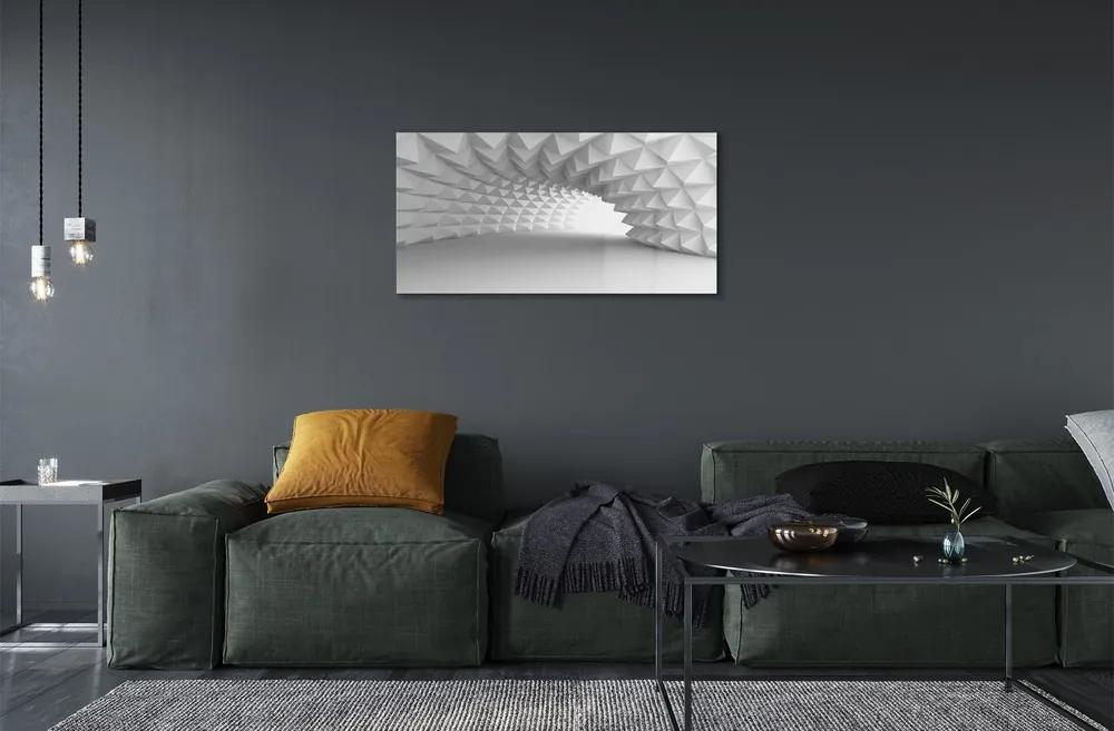 Sklenený obraz Kužele 3d tunel 100x50 cm