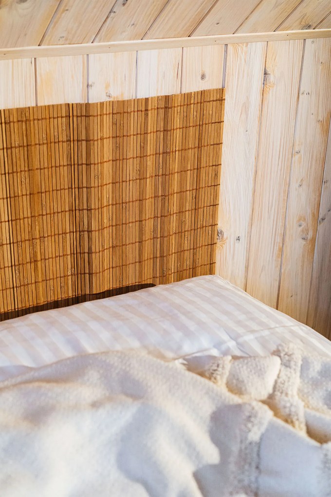 Bambusová rohož za posteľ hnedá Šírka rohože: 70 cm, Dĺžka rohože: 300 cm