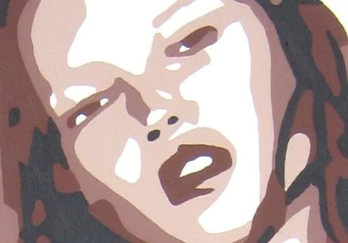 Ručne maľovaný POP Art obraz Kate Moss | rôzne rozmery
