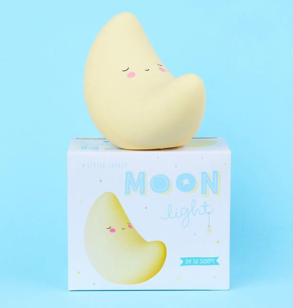 A Little Lovely Company Nočná LED lampička Moon