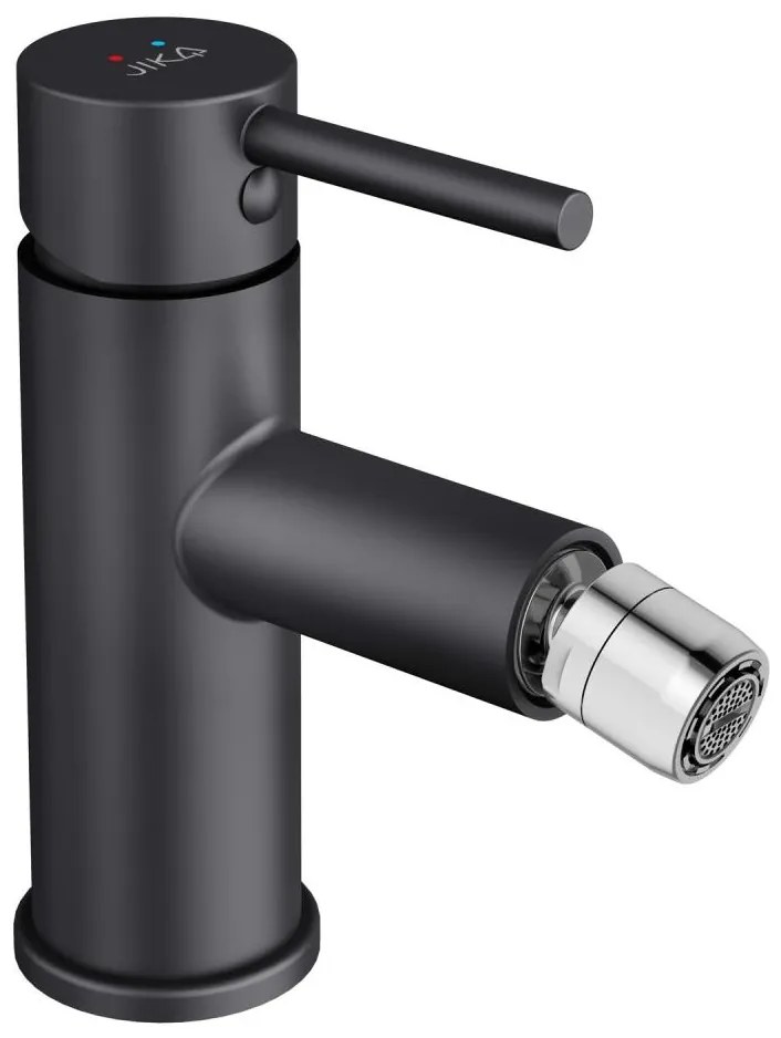 JIKA H3412F17161101 - Bidetová batéria MIO 14,7 cm matná čierna