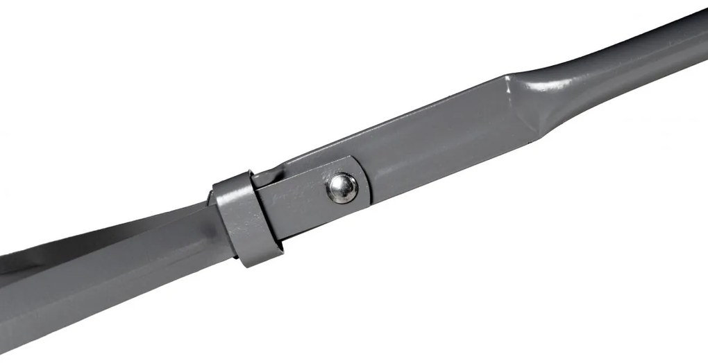 Skladací záhradný stôl sivý