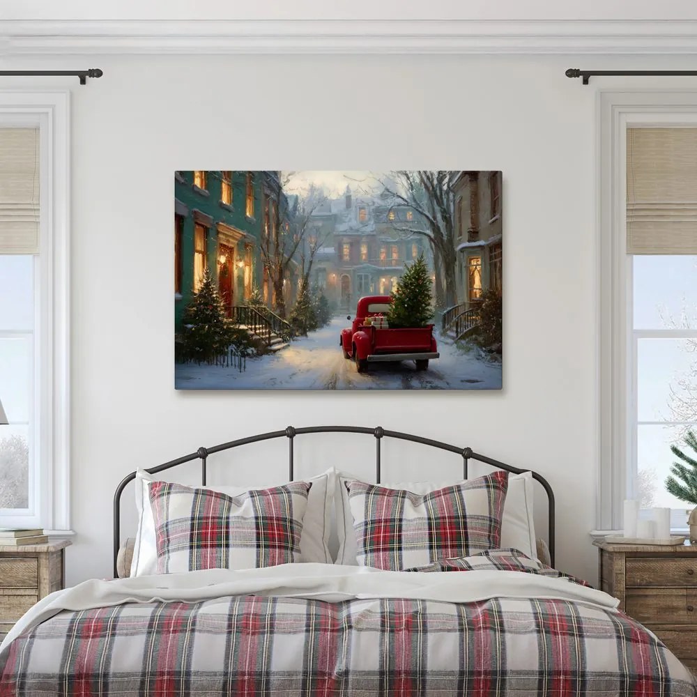 Vianočný obraz auto splnených prianí