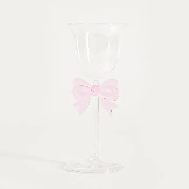 Pohár na stopke BOWY s mašľou 762376 200 ml