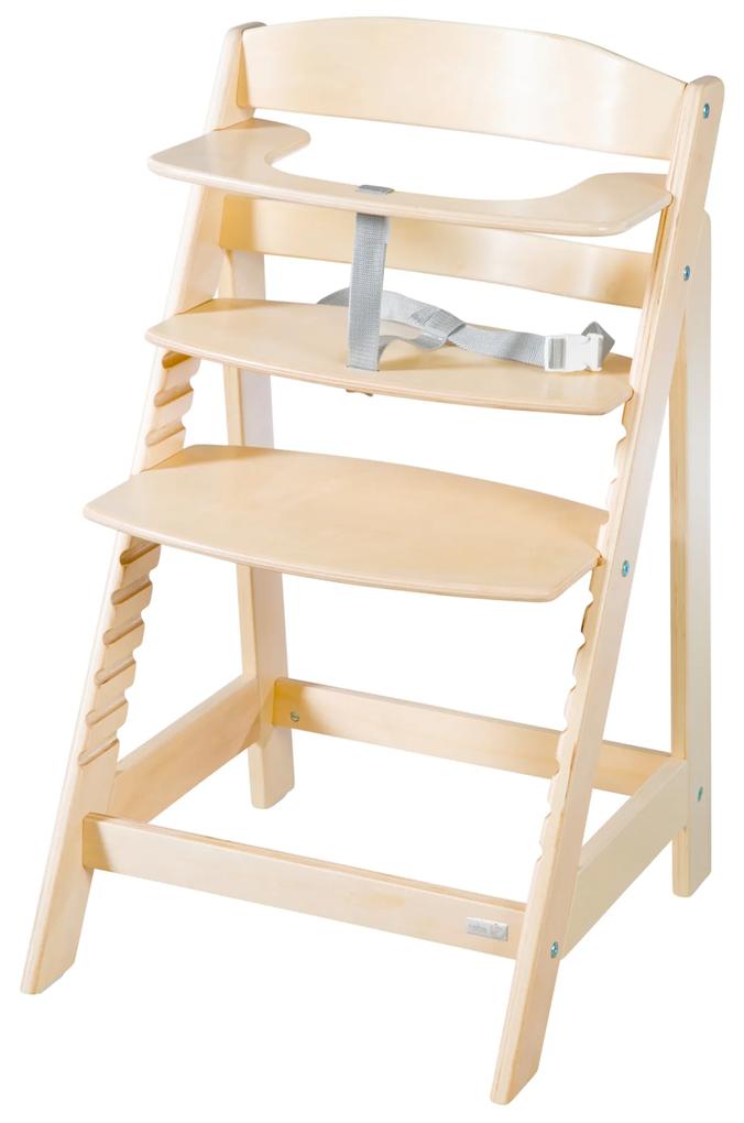 roba Detská drevená vysoká jedálenská stolička Sit Up (prírodná/flex)  (100306933)
